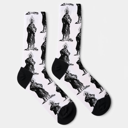 St. Adalbert von Prager Bischof und Märtyrer Socken (Rechts)