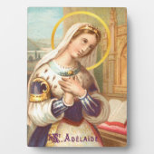 St. Adelaide, Heilige Römische Kaiserin (LT 03) 5" Fotoplatte (Vorderseite)