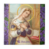 St. Adelaide, Heilige Römische Kaiserin (LT 03) Fliese (Vorderseite)