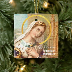 St. Adelaide, Heilige Römische Kaiserin (LT 03) Keramikornament