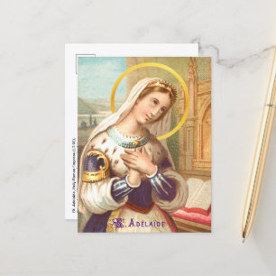 St. Adelaide, Heilige Römische Kaiserin (LT 03) Postkarte