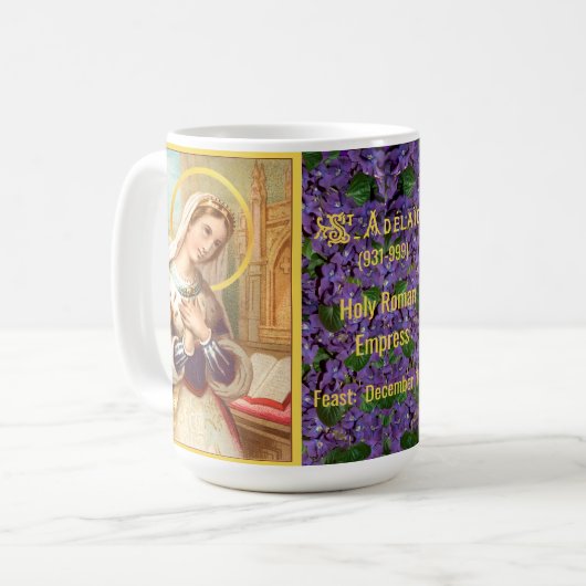 St. Adelaide, Kaiserin Heiliger Römer (LT 03) Kaffeetasse (Vorderseite Links)