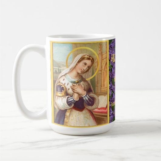 St. Adelaide, Kaiserin Heiliger Römer (LT 03) Kaffeetasse (Links)