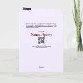 St. Adelaide, Kaiserin Heiliger Römer (LT 03) Karte (Rückseite)