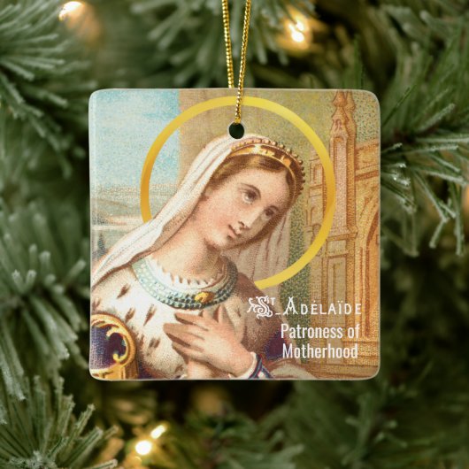 St. Adelaide, Kaiserin Heiliger Römer (LT 03) Keramikornament (Baum)