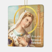 St. Adelaide, Kaiserin Heiliger Römer (LT 03) Keramikornament (Links)