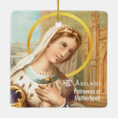 St. Adelaide, Kaiserin Heiliger Römer (LT 03) Keramikornament (Rückseite)