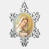 St. Adelaide, Kaiserin Heiliger Römer (LT 03) Schneeflocken Zinn-Ornament (Rechts)