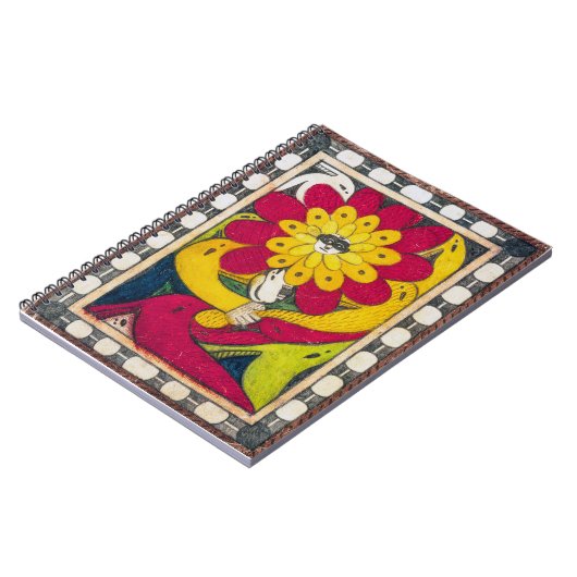 St. Adolf-Throne, Blume | Adolf Wö lfli | Notizblock (Linke Seite)