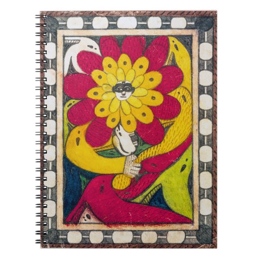 St. Adolf-Throne, Blume | Adolf Wö lfli | Notizblock (Vorderseite)