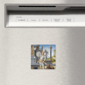 St. Adrian in Armor in einer offenen Landschaft Magnet (In Situ (Geschirrspüler))