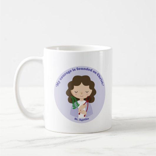 St. Agatha Kaffeetasse (Links)