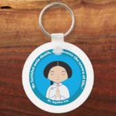 St. Agatha Lin Schlüsselanhänger (Vorderseite)