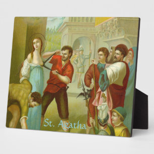 St. Agatha (M 003) Horizontal Fotoplatte