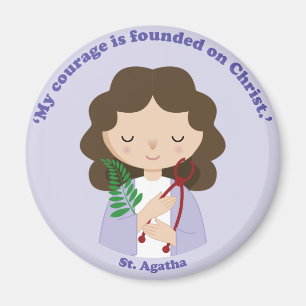 St. Agatha Magnet