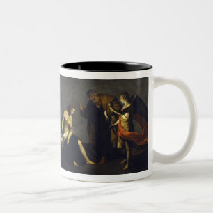 St. Agatha mit St Peter u. Engel - Alessandro Zweifarbige Tasse