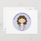 St. Agatha Postkarte (Vorne/Hinten)