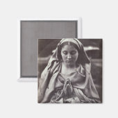 St. Agnes (Albumen-Druck) Magnet (Vorderseite/Rückseite)
