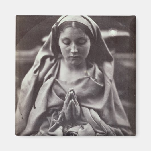 St. Agnes (Albumen-Druck) Magnet (Vorne)