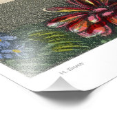 St. Agnes aus einer handfarbenen Gravur von H Shaw Fotodruck (Ecke)