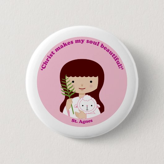 St. Agnes Button (Vorderseite)