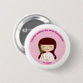 St. Agnes Button (Vorne & Hinten)