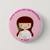 St. Agnes Button (Vorderseite)