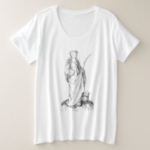 St Agnes Große Größe T-Shirt