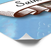 St. Agnes of Assisi Sister of St. Clare Poster (Ecke)