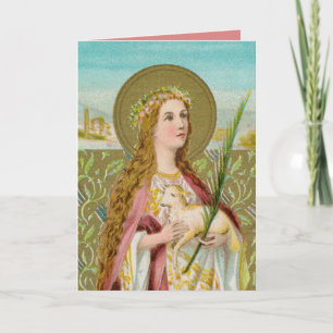 St. Agnes of Rome (BC 01) Card Karte
