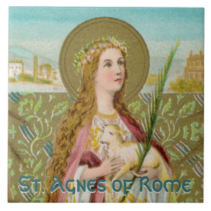 St. Agnes of Rome (BC 01) Fliese