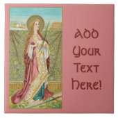 St. Agnes of Rome (BC 01) Fliese (Vorderseite)