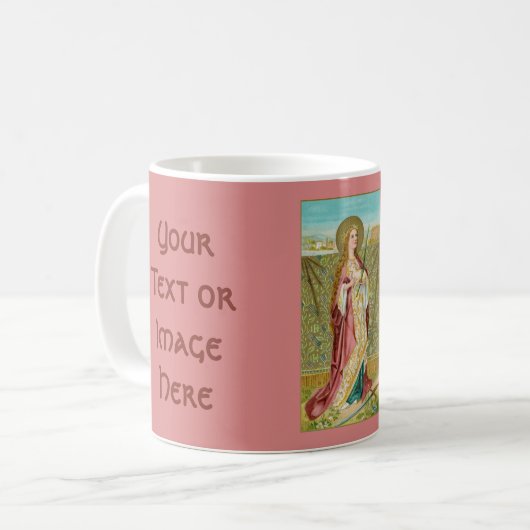 St. Agnes of Rome (BC 01) Kaffee Tasse 1 (Vorderseite Links)