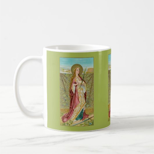 St. Agnes of Rome (BC 01) Kaffee Tasse 3 (Links)