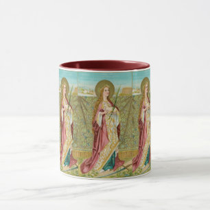 St. Agnes of Rome (BC 01) Kaffee Tasse 4