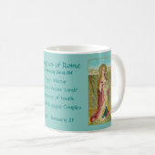 St. Agnes of Rome (BC 01) Kaffeemaschine Tasse 2a (VorderseiteRechts)