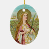 St. Agnes of Rome (BC 01) Keramik Ornament (Vorne)