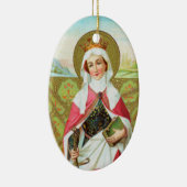 St. Agnes of Rome (BC 01) Keramik Ornament (Rechts)