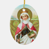 St. Agnes of Rome (BC 01) Keramik Ornament (Vorne)