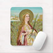 St. Agnes of Rome (BC 01) Mousepad (Mit Mouse)