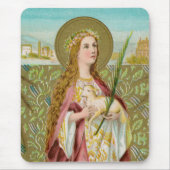 St. Agnes of Rome (BC 01) Mousepad (Vorne)