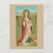 St. Agnes of Rome (BC 01) Postkarte (Vorderseite)