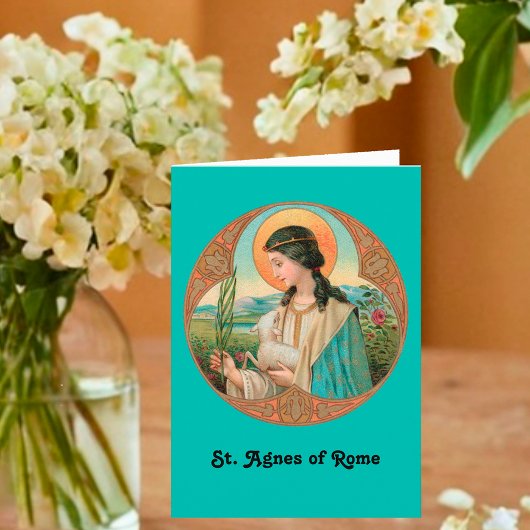 St. Agnes of Rome (BK 006) Card Karte
