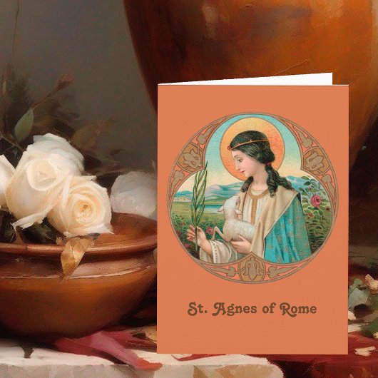 St. Agnes of Rome (BK 006) Card Karte