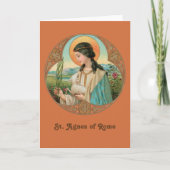 St. Agnes of Rome (BK 006) Card Karte (Vorderseite)