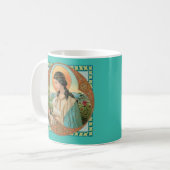 St. Agnes of Rome (BK 006) Tasse Kaffee (Vorderseite Links)