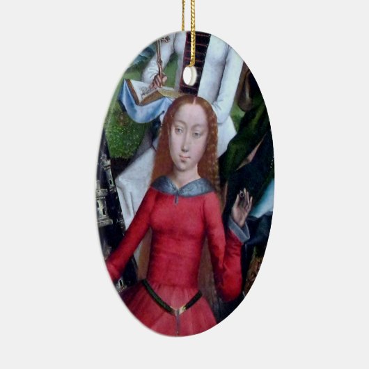 St. Agnes of Rome (Einzelheiten; M 070) Keramik Ornament (Rechts)