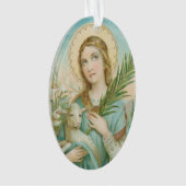 St. Agnes of Rome (MH 01) Acryl Ornament (Vorderseite)