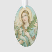 St. Agnes of Rome (MH 01) Acryl Ornament (Vorderseite)