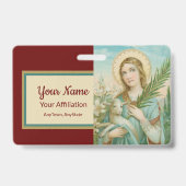 St. Agnes of Rome (MH 01) Ausweis (Rückseite)